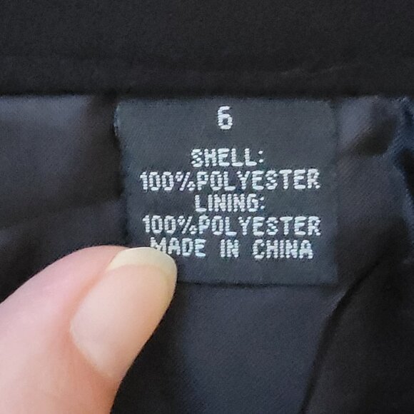 Fabiano Black Below The Knee Pencil Skirt - Picture 11 of 13